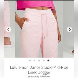 Lululemon Dance Studio Mid-Rise Lined Jogger